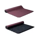 Yogi & Yogini Tapis de Yoga en PU phases lunaire aubergine