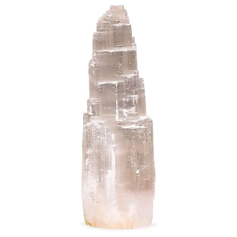 Lampe en Selenite