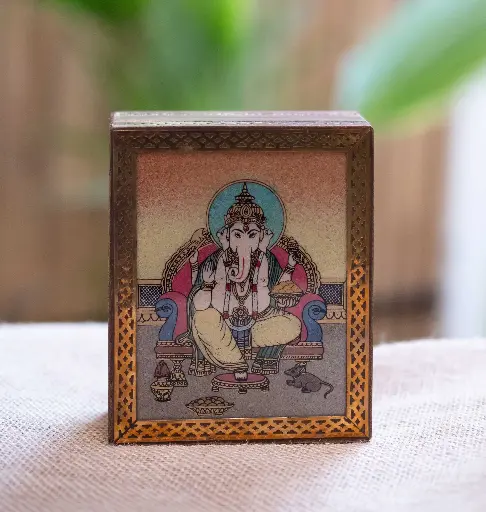 Boite à Tarot ou à bijoux Ganesh